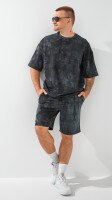 Шорти трикотажні однотонні чоловічі LAWA K-MBC02334 M Графітовий shop (2000999229039)  Фото №1