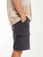 Шорти трикотажні однотонні чоловічі LAWA MBC02331 XL Графітовий shop (2000999609886)  Фото №1