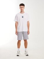 Шорти трикотажні однотонні чоловічі LAWA MBC02378 2XL Сірий меланж shop (2000999599125)  Фото №0