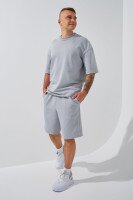 Шорти трикотажні однотонні чоловічі LAWA MBC02378 S Світло-сірий shop (2000999157066)  Фото №2