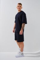 Шорти трикотажні однотонні чоловічі LAWA MBC02378 S Темно-синій shop (2000999156199)  Фото №1