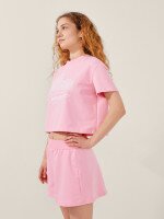 Шорти трикотажні однотонні жіночі LAWA K-WBC02398 XS Рожевий shop (2000999585357)  Фото №1