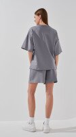 Шорти трикотажні однотонні жіночі LAWA WBC02406 XS Графітовий shop (2000999176555)  Фото №2