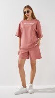 Шорти трикотажні однотонні жіночі LAWA WBC02406 XS Пудровий shop (2000999185335)  Фото №1