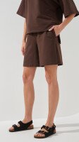 Шорти трикотажні однотонні жіночі LAWA WBC02406 XS Темно-коричневий shop (2000999210556)  Фото №0