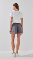 Шорти трикотажні однотонні жіночі LAWA WTC02438 S Темно-сірий shop (2000999244230)  Фото №3
