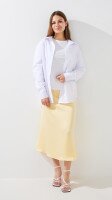 Спідниця кежуал однотонна жіноча LAWA WTC02359 XS Масляний shop (2000999509315)  Фото №0