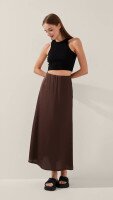 Спідниця однотонна жіноча LAWA WTC02434 L Шоколад shop (2000999218736)  Фото №1