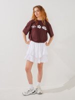 Спідниця однотонна жіноча LAWA WTC02494 S Білий shop (2000999612084)  Фото №0