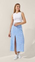 Спідниця з візерунком жіноча LAWA WTC02303 M Блакитно-білий shop (2000999188367)  Фото №0
