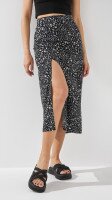 Спідниця з візерунком жіноча LAWA WTC02303 XL Чорно-білий shop (2000990725783)  Фото №0