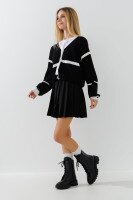 Спідниця однотонна для дівчинки LAWA GTC02305 134 см Чорний shop (2000990848345)  Фото №1