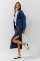 Спідниця однотонна жіноча LAWA WTC02321 S Сірий shop (2000990798312)  Фото №1