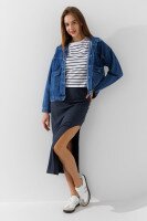 Спідниця однотонна жіноча LAWA WTC02321 S Сірий shop (2000990798312)  Фото №0