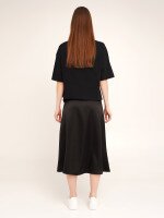Спідниця однотонна жіноча LAWA WTC02359 S Чорний shop (2000990467218)  Фото №2