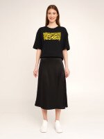 Спідниця однотонна жіноча LAWA WTC02359 S Чорний shop (2000990467218)