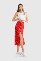 Спідниця з візерунком жіноча LAWA WTC02303 XS Червоний shop (2000989924289)  Фото №0