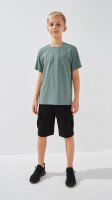 Спортивні шорти однотонні для хлопчика LAWA BBC02329 140 см Чорний shop (2000999217937)