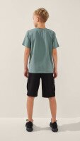 Спортивні шорти однотонні для хлопчика LAWA BBC02329 134 см Чорний shop (2000999217920)  Фото №2