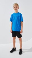 Спортивні шорти однотонні для хлопчика LAWA BBC02333 146 см Чорний shop (2000999217470)