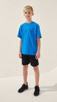 Спортивні шорти однотонні для хлопчика LAWA BBC02333 140 см Чорний shop (2000999217463)  Фото №0