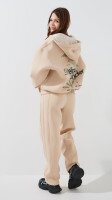 Спортивні штани банани однотонні жіночі LAWA WTC02459 XS Бежевий shop (2000999388316)  Фото №3