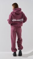 Спортивні штани джогери однотонні жіночі LAWA WTC02450 S Сливовий shop (2000999381416)  Фото №4