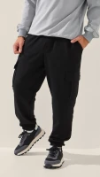 Спортивні штани карго чоловічі LAWA MBC02383 M Чорний shop (2000999301131)