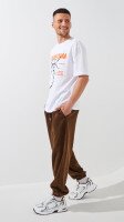 Спортивні штани однотонні чоловічі LAWA K-MBC02336 S Коричневий shop (2000999393969)  Фото №1