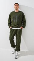 Спортивні штани однотонні чоловічі LAWA MBC02320 2XL Оливковий shop (2000999531385)  Фото №0