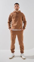 Спортивні штани однотонні чоловічі LAWA MBC02338 3XL Коричневий shop (2888000025364)  Фото №0