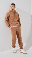 Спортивні штани однотонні чоловічі LAWA MBC02338 3XL Коричневий shop (2888000025364)  Фото №1