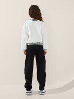 Спортивні штани однотонні для дівчинки LAWA GBC02366 146 см Чорний shop (2000999539862)  Фото №2