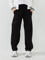 Спортивні штани однотонні для дівчинки LAWA GBC02366 146 см Чорний shop (2000999539862)
