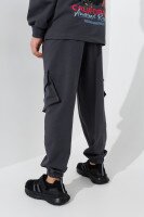 Спортивні штани однотонні для хлопчика LAWA BBC02322 122 см Графітовий shop (2000991035942)  Фото №3