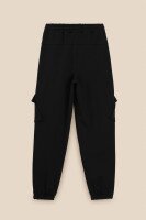 Спортивні штани однотонні для хлопчика LAWA BBC02322 164 см Чорний shop (2000999479236)  Фото №4