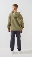 Спортивні штани однотонні для хлопчика LAWA BBC02324 134 см Графітовий shop (2000991050785)  Фото №3