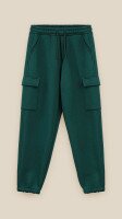 Спортивні штани однотонні для хлопчика LAWA BBC02338 134 см Смарагдовий shop (2888000026507)