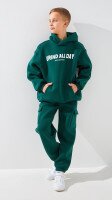Спортивні штани однотонні для хлопчика LAWA BBC02338 134 см Смарагдовий shop (2888000026507)  Фото №0