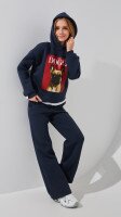 Спортивні штани палаццо для дівчинки LAWA GBC02316 134 см Графітовий shop (2000999356889)  Фото №0