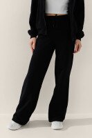 Спортивні штани палаццо для дівчинки LAWA GBC02331 122 см Чорний shop (2000990981080)