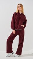 Спортивні штани палаццо для дівчинки LAWA GBC02380 146 см Вишневий shop (2000999458934)  Фото №0