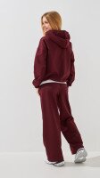 Спортивні штани палаццо для дівчинки LAWA GBC02380 146 см Вишневий shop (2000999458934)  Фото №3