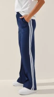 Спортивні штани палаццо жіночі LAWA WTC02424 2XL Темно-синій shop (2000999282584)  Фото №1