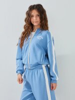 Спортивний костюм бомбер+штани для дівчинки LAWA P-GB02345 140 см Блакитно-молочний shop (2000999542565)  Фото №3