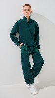 Спортивний костюм кофта+штани для хлопчика LAWA BBC02342 140 см Темно-зелений shop (2000999379239)