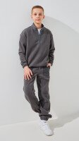 Спортивний костюм кофта+штани однотонний для хлопчика LAWA BBC02342 152 см Графітовий shop (2888000023995)