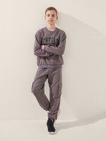 Спортивний костюм світшот+штани для хлопчика LAWA P-BB02338 146 см Коричневий-графітовий shop (2000999531286)