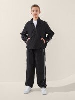 Спортивний костюм толстовка+штани для хлопчика LAWA BBC02350 140 см Чорний shop (2000999567131)