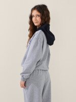 Спортивний костюм худі+штани для дівчинки LAWA P-GB02346 140 см Світло сірий меланж shop (2000999563072)  Фото №3